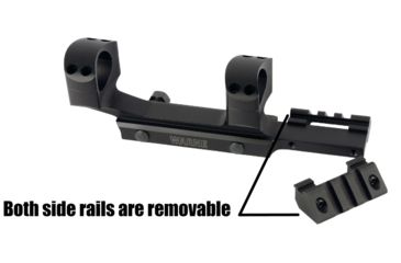 Image of Warne Team Warne 1in. Rapid Acquisition Multi-Sight Platform Scope Mount, BLACK Matte Finish RAMP1TW