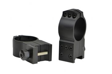 Image of Warne Tactical Rings, 30mm, Weaver/Picatinny Base, Ultra High - Matte 617M