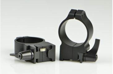 Image of Warne Maxima Steel Rings, 30mm, Ruger #1, MINI 14-30 Grooved Receiver, QD, High - Matte 15RLM