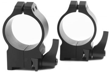 Image of Warne Maxima Steel Rings, 30mm, Ruger M77 &amp; Hawkeye Grooved Receiver, QD, Medium - Matte 14R7LM