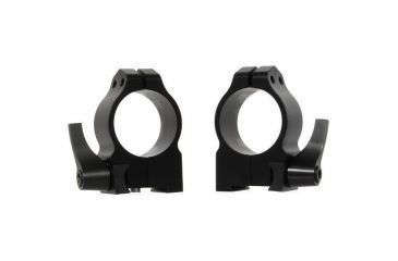 Image of Warne Maxima Steel Rings, 30mm, CZ 550 19mm Grooved Receiver, QD, Medium - Matte 14BLM