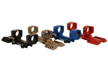 Image of Warne Team Warne 1in. Tactical 1 PC Rapid Acquisition Multi-Sight Platform, BLUE Finish RAMP1BU