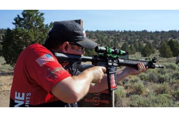 Image of Warne Team Warne 34mm Tactical 1 PC Rapid Acquisition Multi-Sight Platform,Zombie Green RAMP34Z