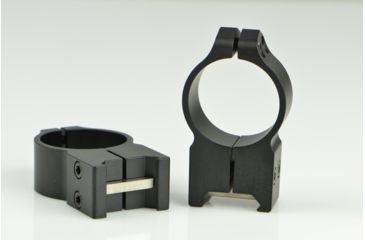 Image of Warne Maxima Steel Rings, 30mm, Weaver/Picatinny, PA, Extra High - Matte 216M