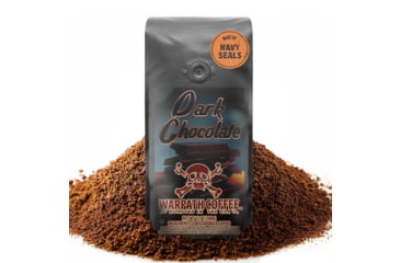 Image of Warpath Coffee Dark Chocolate Ground Coffee, Light Roast, Black, 12 ounce, 112, 112