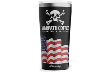 Image of Warpath Coffee Freedom Tumbler, Black, 20 ounce, 122, 122