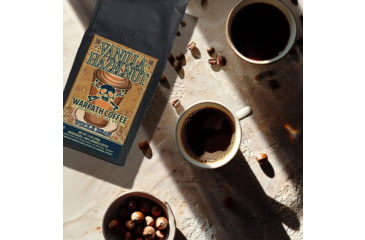 Image of Warpath Coffee Vanilla Hazelnut Whole Bean Coffee, Light Roast, Black, 12 ounce, 113, 113