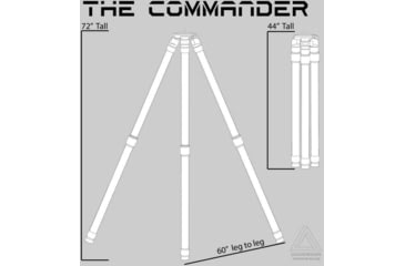 Image of Warrior Tripods The Commander Tripod, Aluminum, WT-C