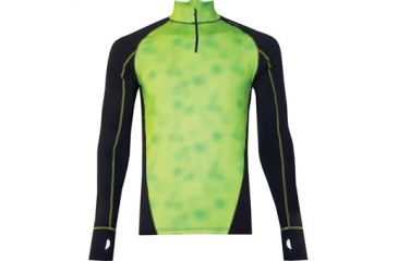 Image of Watsons Performance Mens Zip Top, Lime
