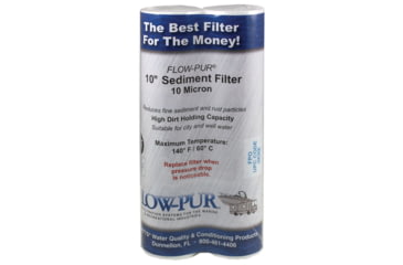 Image of Watts Flowmatic 10in Sediment Filter, Pack Of 2, F560021