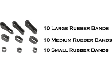 Image of Wazoo Survival Gear Ranger Bands, Super strong and durable EPDM rubber bands, RANGER BANDS COMBO PACK 30