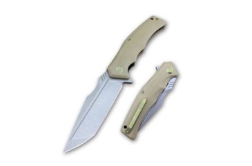 Image of We Knife Co Ltd 709 3.9in Tanto Folding Blade w/Tan G10 Handle 4015656