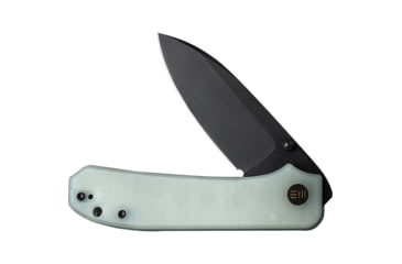 Image of We Knife Co Ltd Big Banter Jade Folding Knife, 4.63in Closed, 3.63in Black Stonewash CPM-20CV Stainless Steel Blade, Jade G10 Handle, Nylon Case, WE21045-3