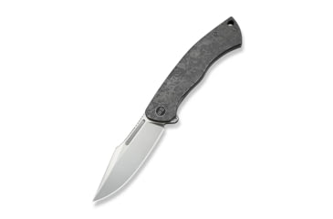 Image of Essential Knight Flipper Knife Gray Titanium Handle With Etched Pattern (3.6" Satin Finished Bohler M390 Blade)