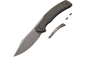 Image of We Knife Co Ltd Snick Framelock Green Micarta