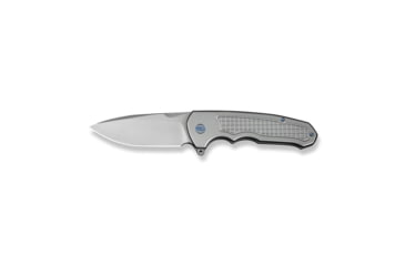 Image of We Knife Co Ltd Starlash Flipper Knife Gray Titanium Handle 3.97inch Stonewashed Bohler M390 Blade