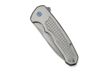 Image of We Knife Co Ltd Starlash Flipper Knife Gray Titanium Handle 3.97inch Stonewashed Bohler M390 Blade