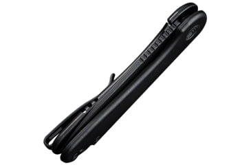 Image of We Knife Co Ltd Elementum Folding Knife, 2.96in, Carbon Steel, Titanium Handle, Black Matte, WE18062X3