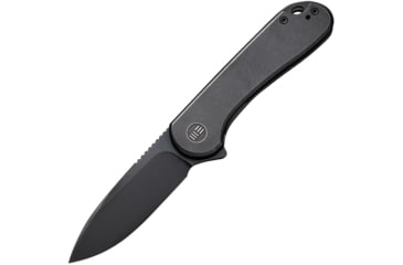 Image of We Knife Co Ltd We Knife Elementum 2.96'' Black Titanium/stnwsh 20cv Frm Lock