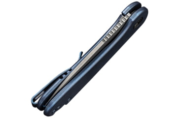 Image of We Knife Co Ltd Elementum Folding Knife, 2.96in, Carbon Steel, Titanium Handle, Blue, WE18062X2