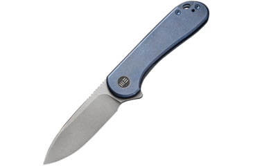 Image of We Knife Co Ltd We Knife Elementum 2.96'' Blue Titanium/stnwsh 20cv Frm Lock