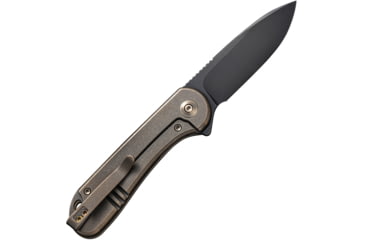 Image of We Knife Co Ltd Elementum Folding Knife, 2.96in, Carbon Steel, Titanium Handle, Bronze, WE18062X4