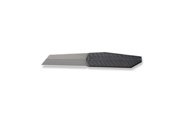 Image of We Knife Co Ltd Collinear Flipper Knife Tiger Stripe Pattern Flamed Titanium Handle And Endcap 3.67inch Gray Stonewashed Bohler M390 Blade
