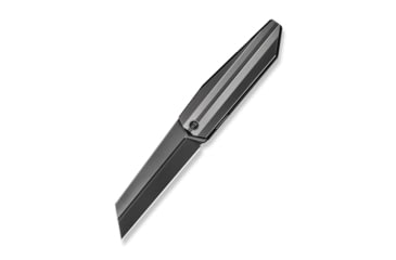 Image of We Knife Co Ltd Collinear Flipper Knife Polished Gray &amp; Satin Titanium Handle And Endcap 3.67inch Polished Gray Bohler M390 Blade