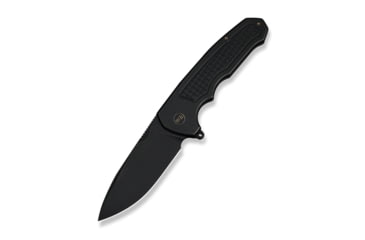 Image of We Knife Co Ltd Starlash Flipper Knife Black Titanium Handle 3.97inch Black Stonewashed Bohler M390 Blade