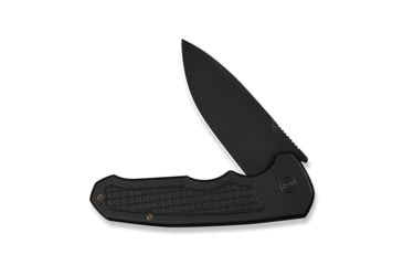 Image of We Knife Co Ltd Starlash Flipper Knife Black Titanium Handle 3.97inch Black Stonewashed Bohler M390 Blade