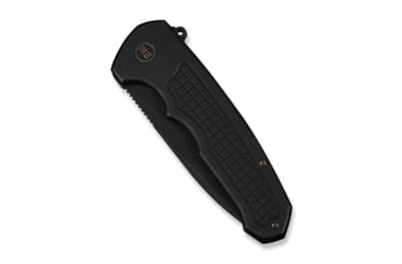 Image of We Knife Co Ltd Starlash Flipper Knife Black Titanium Handle 3.97inch Black Stonewashed Bohler M390 Blade