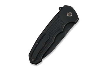 Image of We Knife Co Ltd Starlash Flipper Knife Black Titanium Handle 3.97inch Black Stonewashed Bohler M390 Blade