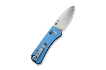 Image of We Knife Co Ltd Banter 2 Folding Knife 2.87 in, CPM S35VN Steel, Satin Drop Point Blade, Aluminum Blue Handle, WE23075-1