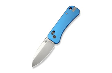 Image of We Knife Co Ltd Banter 2 Folding Knife 2.87 in, CPM S35VN Steel, Satin Drop Point Blade, Aluminum Blue Handle, WE23075-1