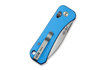 Image of We Knife Co Ltd Banter 2 Folding Knife 2.87 in, CPM S35VN Steel, Satin Drop Point Blade, Aluminum Blue Handle, WE23075-1