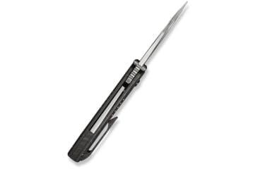 Image of We Knife Co Ltd Weknife Micro Trogon Thumb Stud Knife Tiger Stripe Pattern Flamed Titanium Handle - WE24043-3
