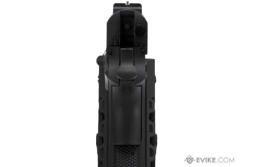 Image of WE-Tech 1911 Hex Cut Gen 2 Gas Blowback Airsoft Pistol, Black, WE-E016-BK