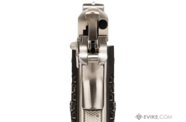 Image of WE-Tech 1911 Hex Cut Gen 2 Gas Blowback Airsoft Pistol, Silver, WE-E016-SV