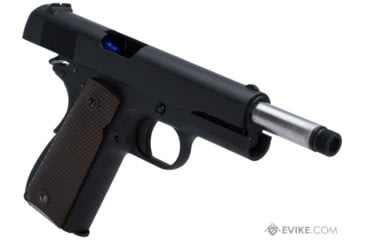 Image of WE-Tech Latest Gen2 Full Metal 1911 GI Full Size Airsoft GBB Pistol, CO2, Black/Brown, WE-E017C-BK