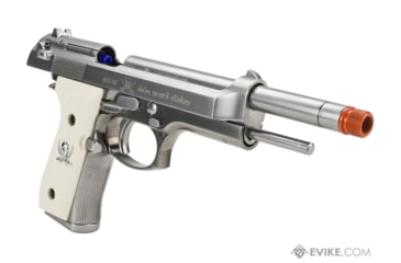 Image of WE-Tech M9 Sword Cutlass Airsoft GBB Gas Blowback Pistol, Silver/Ivory, WE-M92L - Cutlass