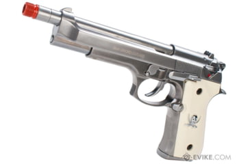 Image of WE-Tech M9 Sword Cutlass Airsoft GBB Gas Blowback Pistol, Silver/Ivory, WE-M92L - Cutlass