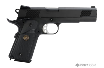 Image of WE-Tech WE/CQB Master Metal 1911 MEU Gen 2 Heavy Weight Airsoft GBB Pistol, Black, WE-E008-MEU-BK