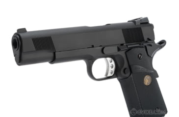 Image of WE-Tech WE/CQB Master Metal 1911 MEU Gen 2 Heavy Weight Airsoft GBB Pistol, Black, WE-E008-MEU-BK