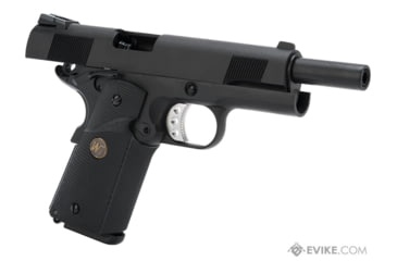 Image of WE-Tech WE/CQB Master Metal 1911 MEU Gen 2 Heavy Weight Airsoft GBB Pistol, Black, WE-E008-MEU-BK