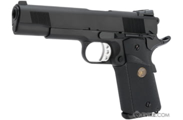 Image of WE-Tech WE/CQB Master Metal 1911 MEU Gen 2 Heavy Weight Airsoft GBB Pistol, Black, WE-E008-MEU-BK