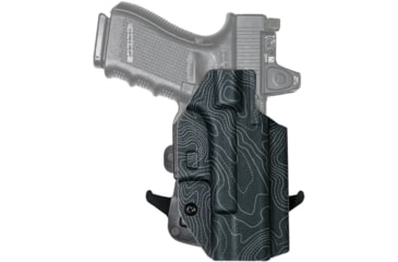 Image of We the People Holsters Kydex IWB Holster, Ruger LC9/LC9S/LC380/EC9S, Right Hand, Topographic Gray, WTP-13-1047-R