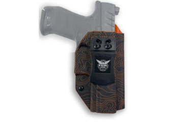 Image of We the People Holsters Kydex IWB Holster, S&amp;W Shield X, Right Hand, Topographic Orange, WTP-279-1044-R