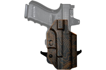 Image of We the People Holsters Kydex IWB Holster, S&amp;W 442/642 Revolver, Right Hand, Topographic Orange, WTP-11-1044-R