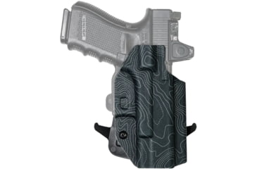 Image of We the People Holsters Kydex IWB Holster, S&amp;W 442/642 Revolver, Right Hand, Topographic Gray, WTP-11-1047-R