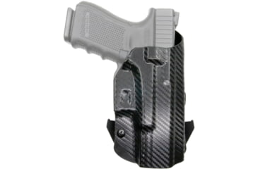 Image of We the People Holsters Kydex OWB Paddle Holster, Springfield XD-M Compact 3.8in 9/40/45, Right Hand, Carbon Fiber, OWB-52-1001-R